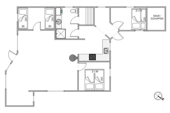 Ferienhaus A1281 in Rebekkavej 13, Bjerregård - Bild #13