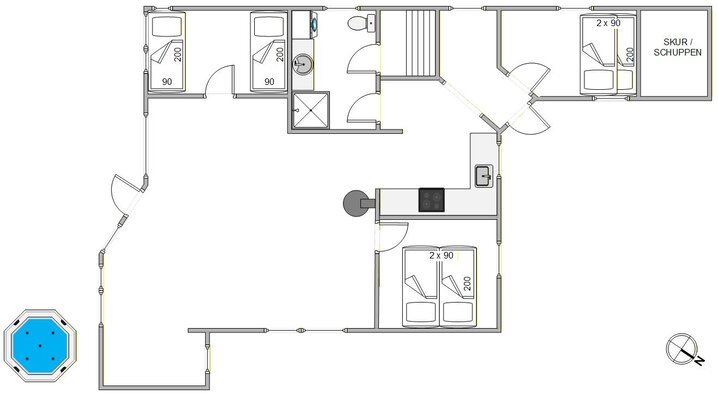 Sommerhus A1281 på Rebekkavej 13, Bjerregård - Billede #5