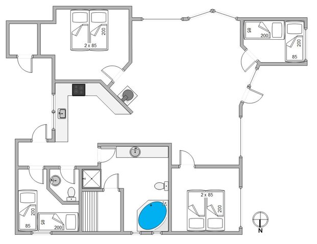 Sommerhus A1285 på Arvidvej 98, Bjerregård - Billede #13