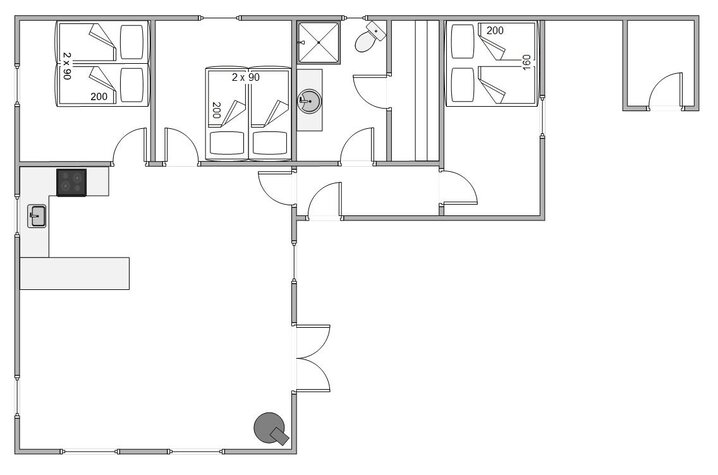 Sommerhus A1336 på P Chr Dahls Vej 2, Bjerregård - Billede #13