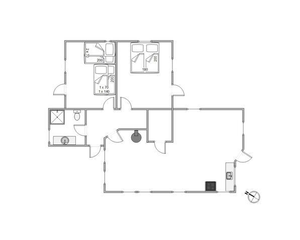 Sommerhus A1348 på Beautyvej 6, Bjerregård - Billede #5