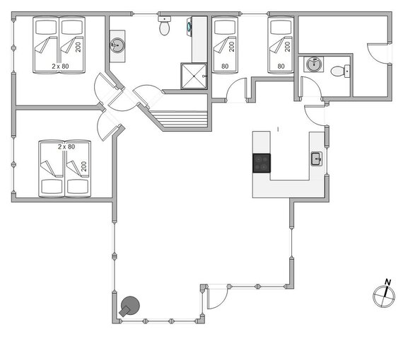 Sommerhus A1428 på Auroravej 5, Bjerregård - Billede #13