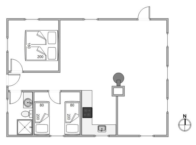 Ferienhaus A1442 in Redningsvejen 43B, Nymindegab - Bild #13