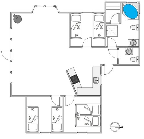 Ferienhaus A1466 in Arvidvej 7, Bjerregård - Bild #13