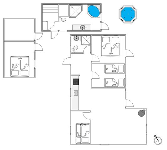 Ferienhaus A1509 in Redningsvejen 5, Nymindegab - Bild #13