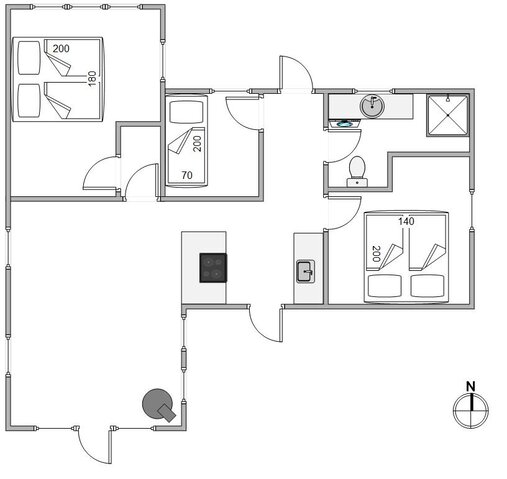 Ferienhaus A1643 in Auroravej 38, Bjerregård - Bild #5