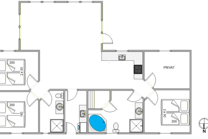 Sommerhus A1688 på Redningsvejen 29A, Nymindegab - Billede #5