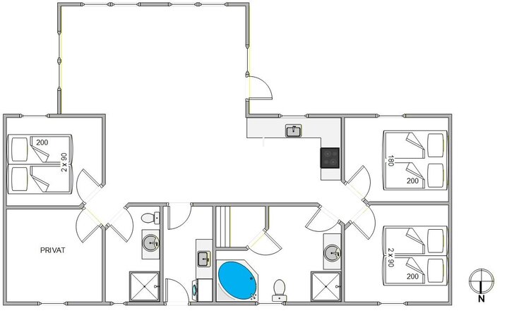 Ferienhaus A1688 in Redningsvejen 29A, Nymindegab - Bild #13