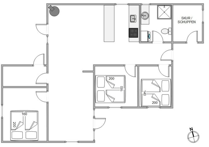 Ferienhaus A1712 in Auroravej 14, Bjerregård - Bild #13