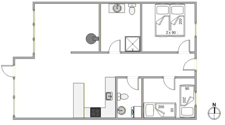 Ferienhaus A1728 in Redningsvejen 2E Lejl. 8, Nymindegab - Bild #13