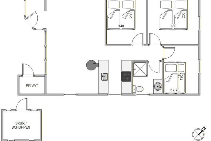 Sommerhus A1737 på Rebekkavej 21, Bjerregård - Billede #5