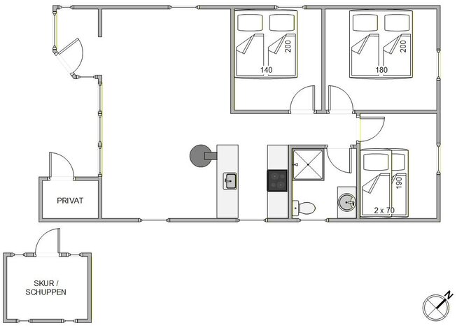 Sommerhus A1737 på Rebekkavej 21, Bjerregård - Billede #5