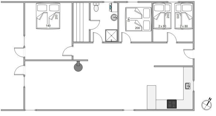Sommerhus A1954 på Arvidvej 128, Bjerregård - Billede #13