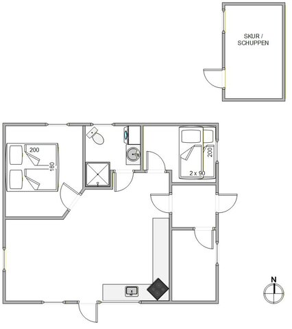 Ferienhaus AA1078 in Skovbrynet 38, Nymindegab - Bild #13