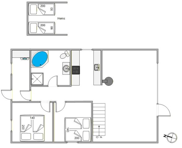 Ferienhaus AA1107 in Auroravej 10, Bjerregård - Bild #5