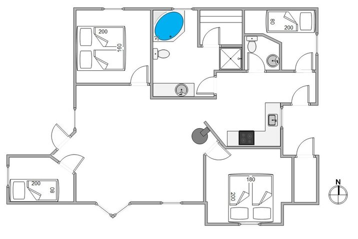 Ferienhaus AA1214 in Arvidvej 88, Bjerregård - Bild #13