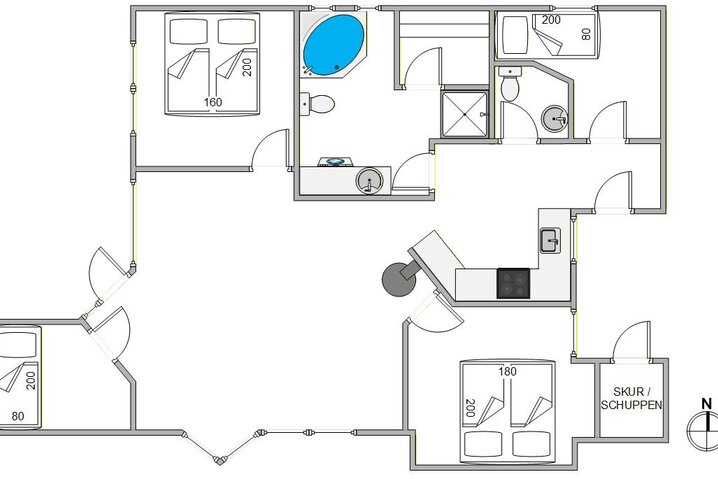 Ferienhaus AA1214 in Arvidvej 88, Bjerregård - Bild #5