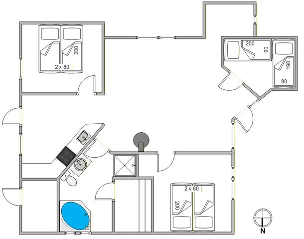 Sommerhus AA1221 på Arvidvej 66, Bjerregård - Billede #13