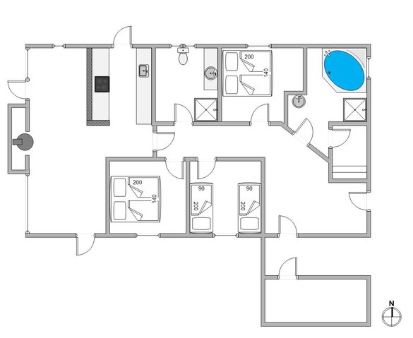 Ferienhaus B2008 in Julianevej 20, Bjerregård - Bild #13