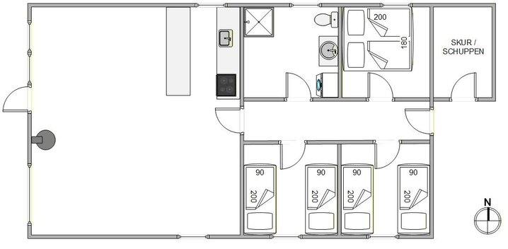 Ferienhaus B2012 in Julianevej 28, Bjerregård - Bild #5