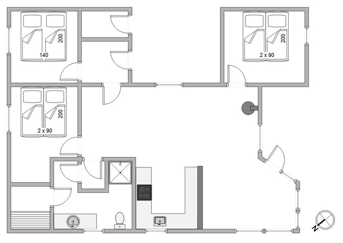 Ferienhaus B2018 in Kirksvej 21, Bjerregård - Bild #13