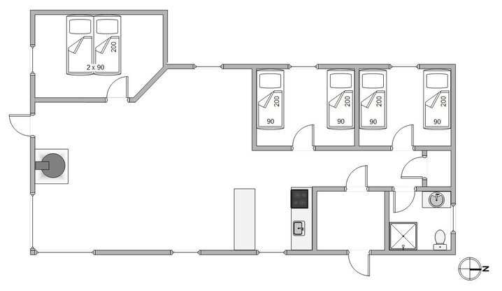 Ferienhaus B2041 in Bjerregårdsvej 87, Bjerregård - Bild #13