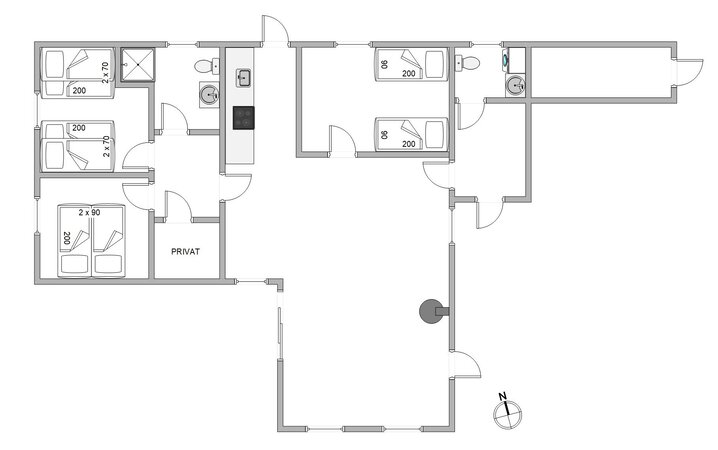 Sommerhus B2045 på Bjerregårdsvej 73, Bjerregård - Billede #13