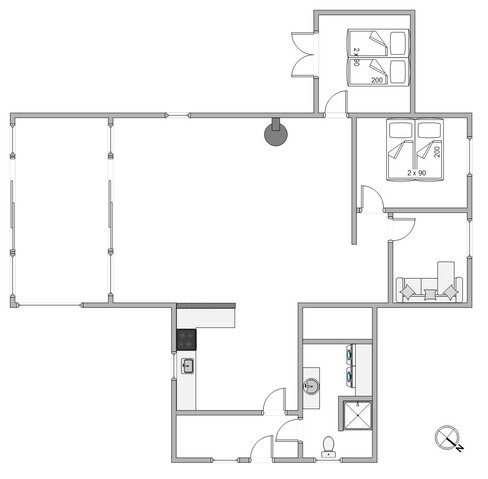 Sommerhus B2051 på Bjerregårdsvej 316, Bjerregård - Billede #13