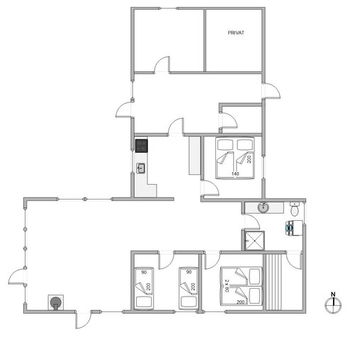 Sommerhus B2059 på Bjerregårdsvej 410, Bjerregård - Billede #13