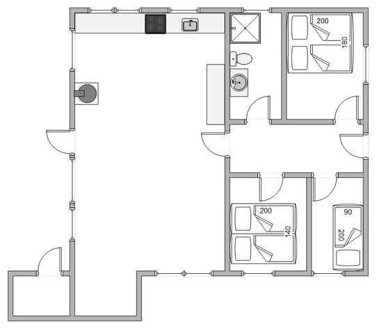 Ferienhaus B2060 in Bjerregårdsvej 90, Bjerregård - Bild #13