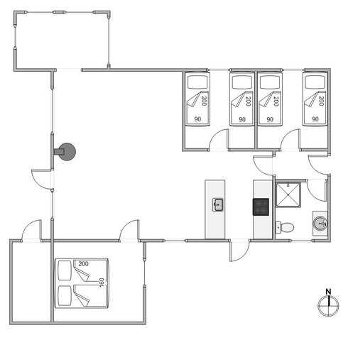 Ferienhaus B2072 in Dortheasvej 1, Bjerregård - Bild #13