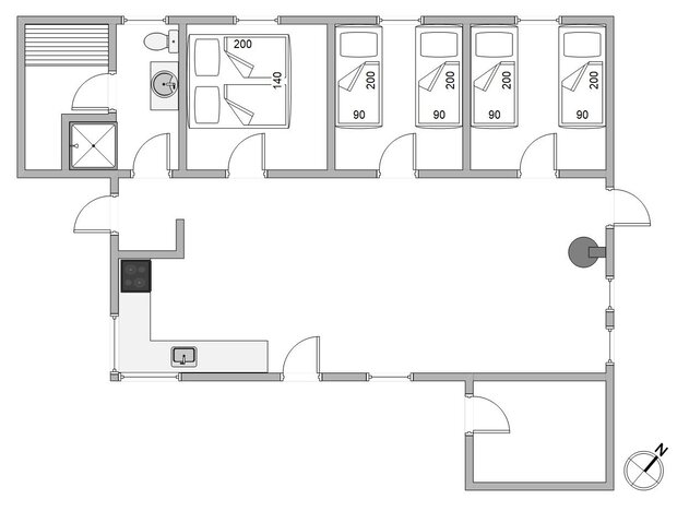 Ferienhaus B2089 in Bjerregårdsvej 230, Bjerregård - Bild #13