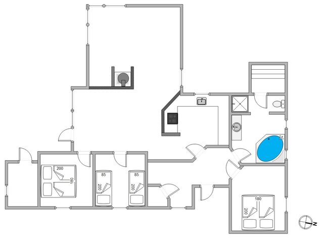 Sommerhus B2108 på Julianevej 23, Bjerregård - Billede #13