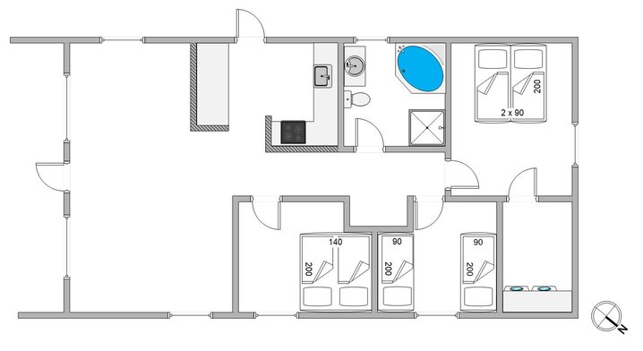 Ferienhaus B2130 in Bilbergsvej 81, Bjerregård - Bild #13