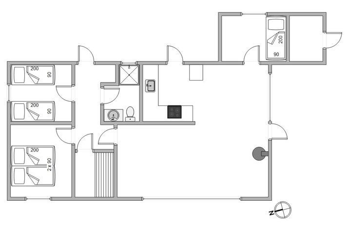 Ferienhaus B2135 in Blåbærheden 34, Bjerregård - Bild #13