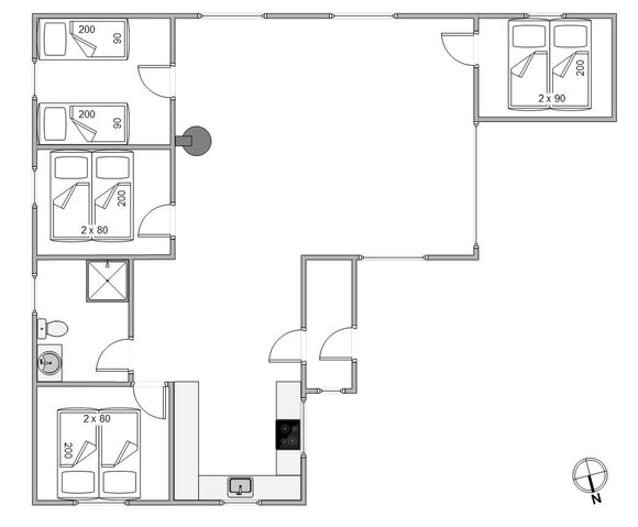 Ferienhaus B2141 in Bjerregårdsvej 259, Bjerregård - Bild #13