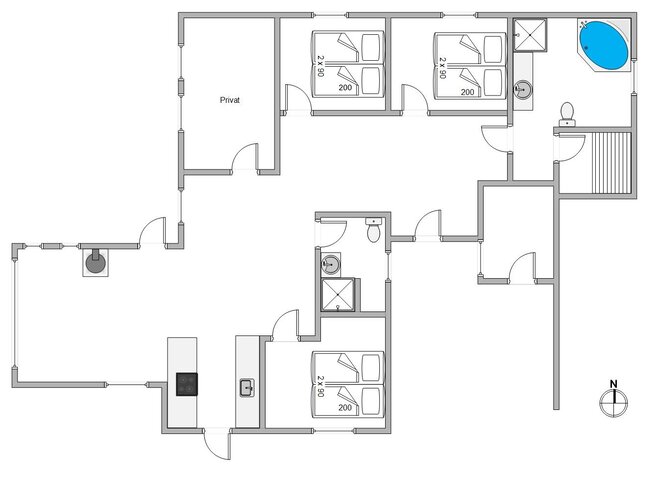 Ferienhaus B2143 in Bilbergsvej 69, Bjerregård - Bild #13