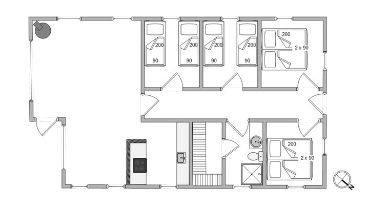 Sommerhus B2148 på Bjerregårdsvej 271, Bjerregård - Billede #13