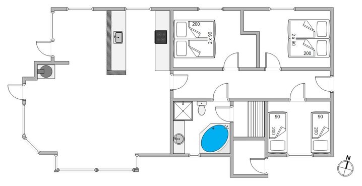 Ferienhaus B2155 in Bjerregårdsvej 287, Bjerregård - Bild #13