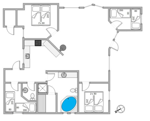 Sommerhus B2192 på Humlegårdsvej 4L, Bjerregård - Billede #13