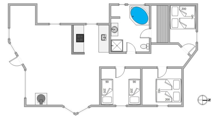 Ferienhaus B2203 in Midtvej 39, Bjerregård - Bild #13