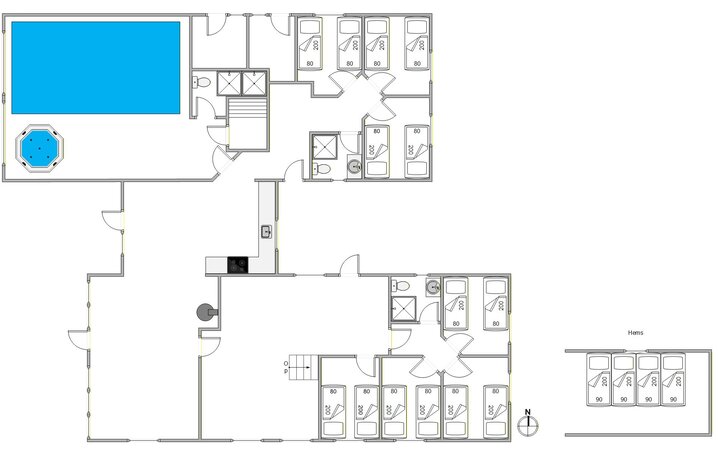 Ferienhaus B2204 in Bjerregårdsvej 403, Bjerregård - Bild #13