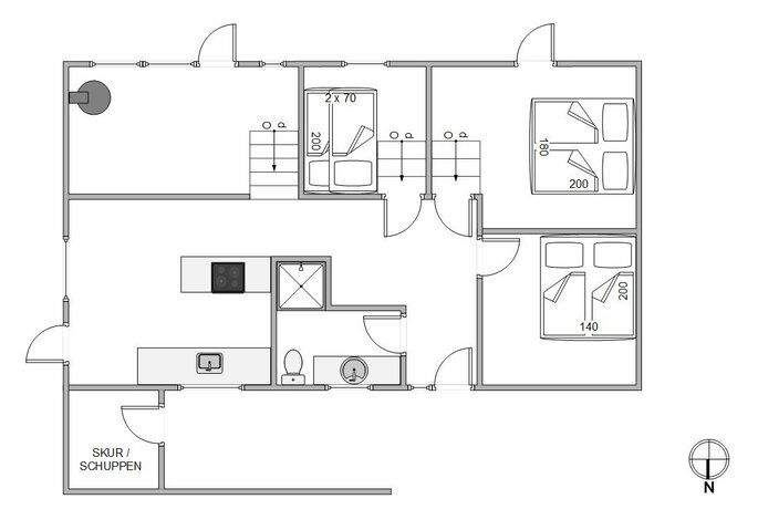 Ferienhaus B2213 in Bjerregårdsvej 214, Bjerregård - Bild #13