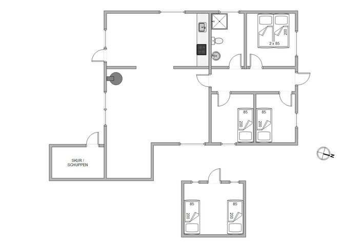 Ferienhaus B2221 in Bjerregårdsvej 263, Bjerregård - Bild #13