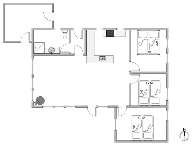 Ferienhaus B2234 in Bjerregårdsvej 333, Bjerregård - Bild #13