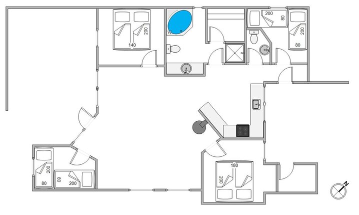 Sommerhus B2244 på Humlegårdsvej 4E, Bjerregård - Billede #13