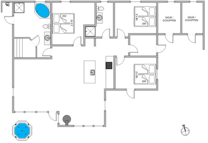 Ferienhaus B2254 in Bilbergsvej 5, Bjerregård - Bild #5
