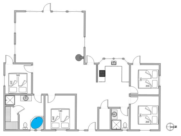 Sommerhus B2255 på Humlegårdsvej 4N, Bjerregård - Billede #13