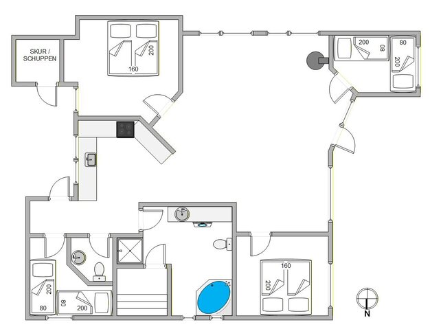 Ferienhaus B2264 in Bjerregårdsvej 376, Bjerregård - Bild #13