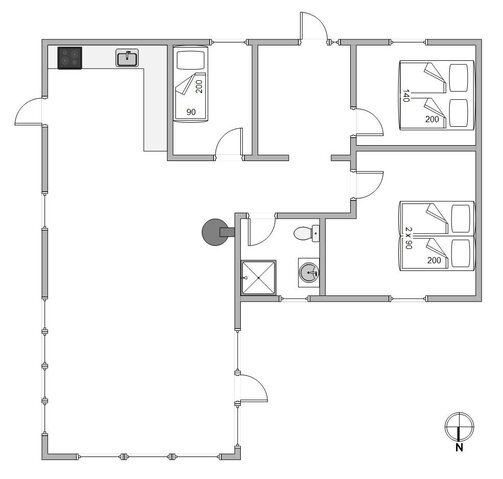 Ferienhaus B2287 in Bjerregårdsvej 428, Bjerregård - Bild #13